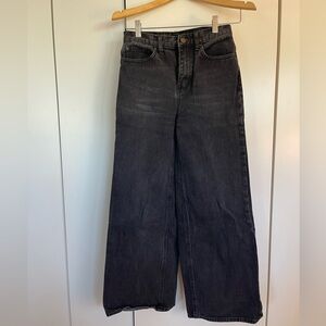 High rise wide leg BDG black jeans